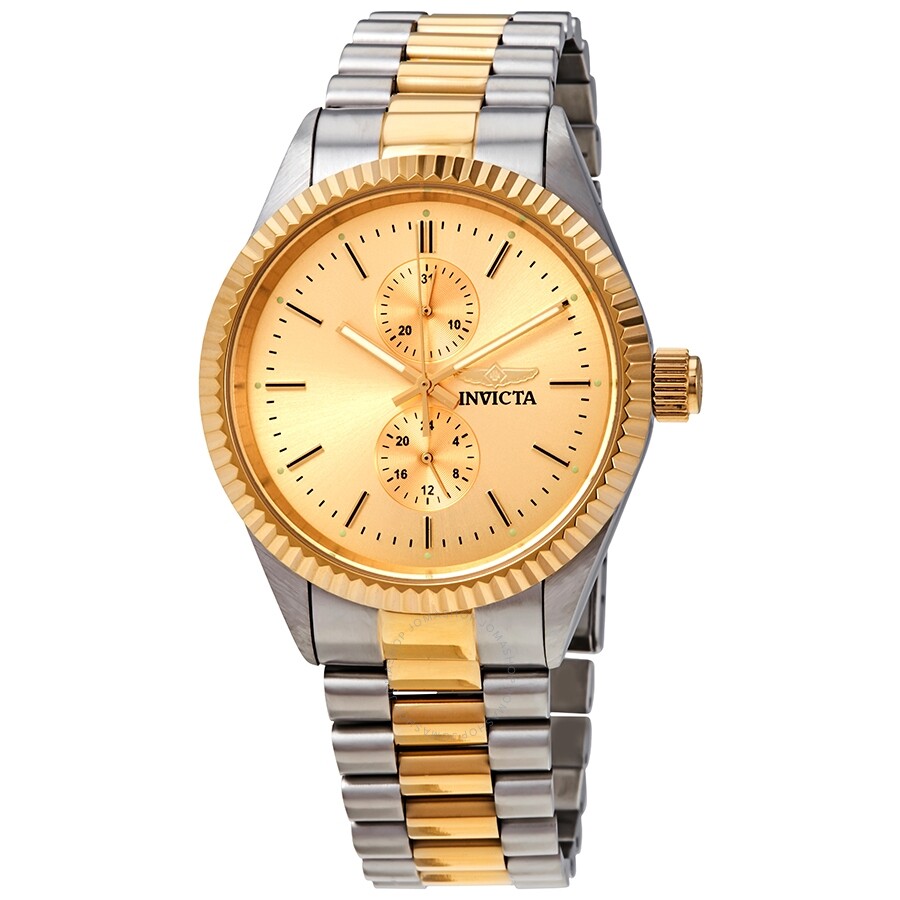 Specialty Gold Dial Two-tone Men's Watch