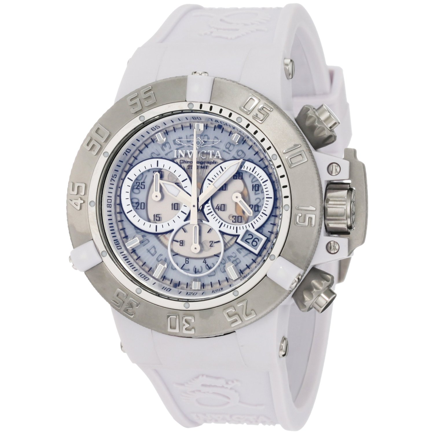 Subaqua Chronograph White Rubber Ladies Watch
