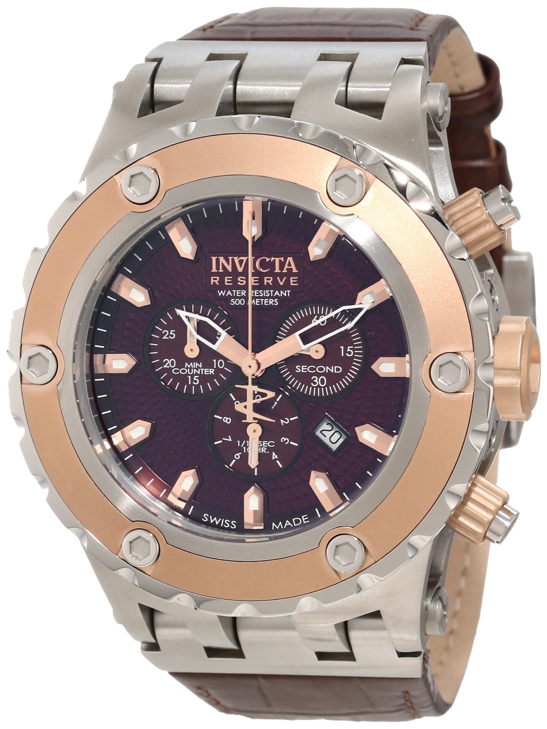 Montre Invicta Reserve Speciality Subaqua 6206 - Acier Inoxydable Rosé - Neuf Avec étiquettes
