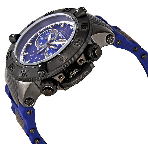 Montre Invicta Subaqua Pour Homme, Chronographe, Boîtier 6 Cm Or Jaune - Occasion - État Correct