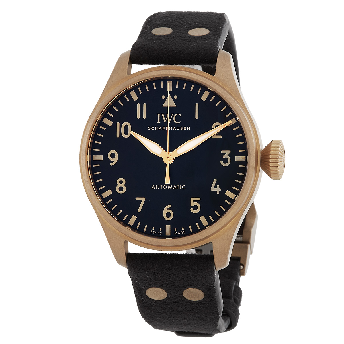 A close-up of a luxury IWC Big Pilots watch, symbolizing precision and long-term value—qualities mirrored in Andrew Zimmer’s net worth strategy.