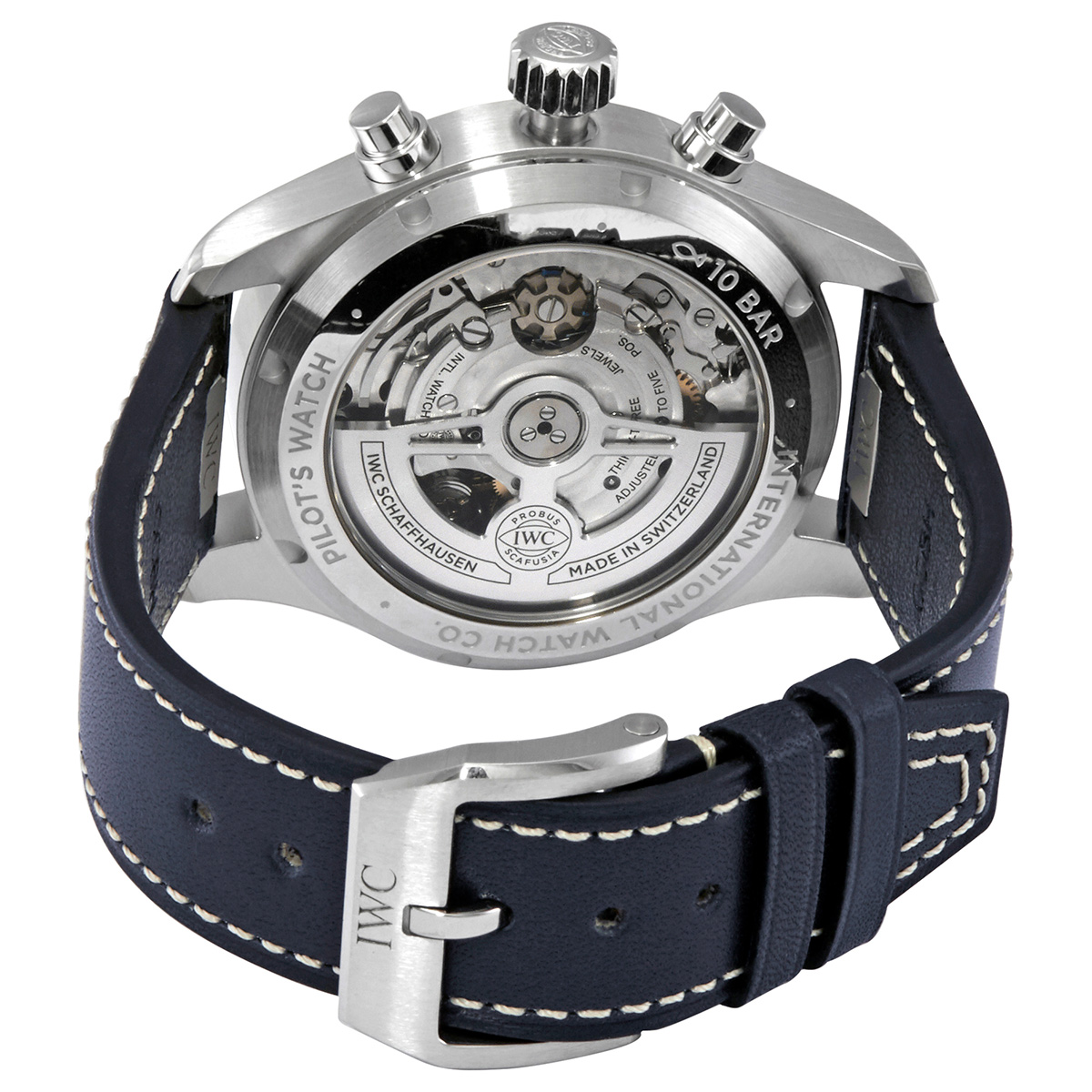 IWC Pilot Chronograph Automatic Blue Dial Men's Watch IW388101 IW388101 -  IWC, Pilot - Jomashop