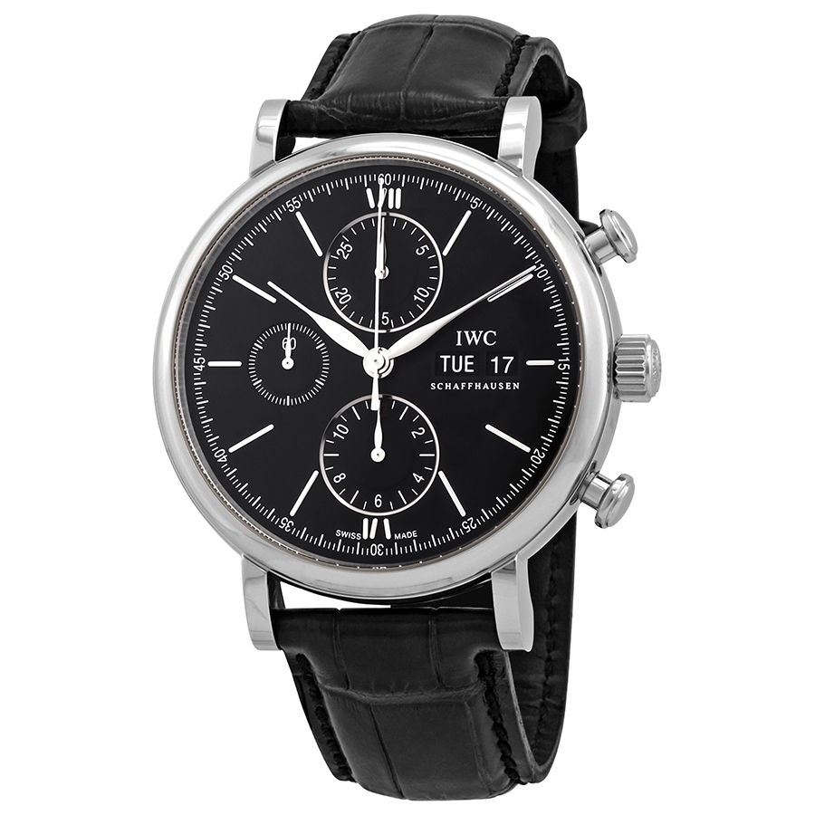 IWC Portofino Chronograph Automatic Black Dial Men s Watch 3910 29 IWC Portofino Chronograph Automatic Black Dial Men s Watch 3910 29