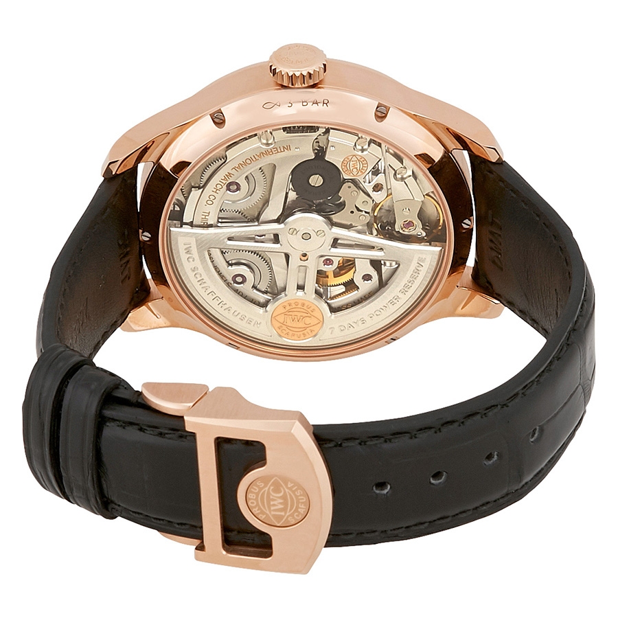 IWC Portugieser Perpetual Calendar Automatic Slate Grey 18 Kt Rose Gold  Men's Watch IW503404 611393854608 - Watches, Portugieser Perpetual Calendar  - Jomashop