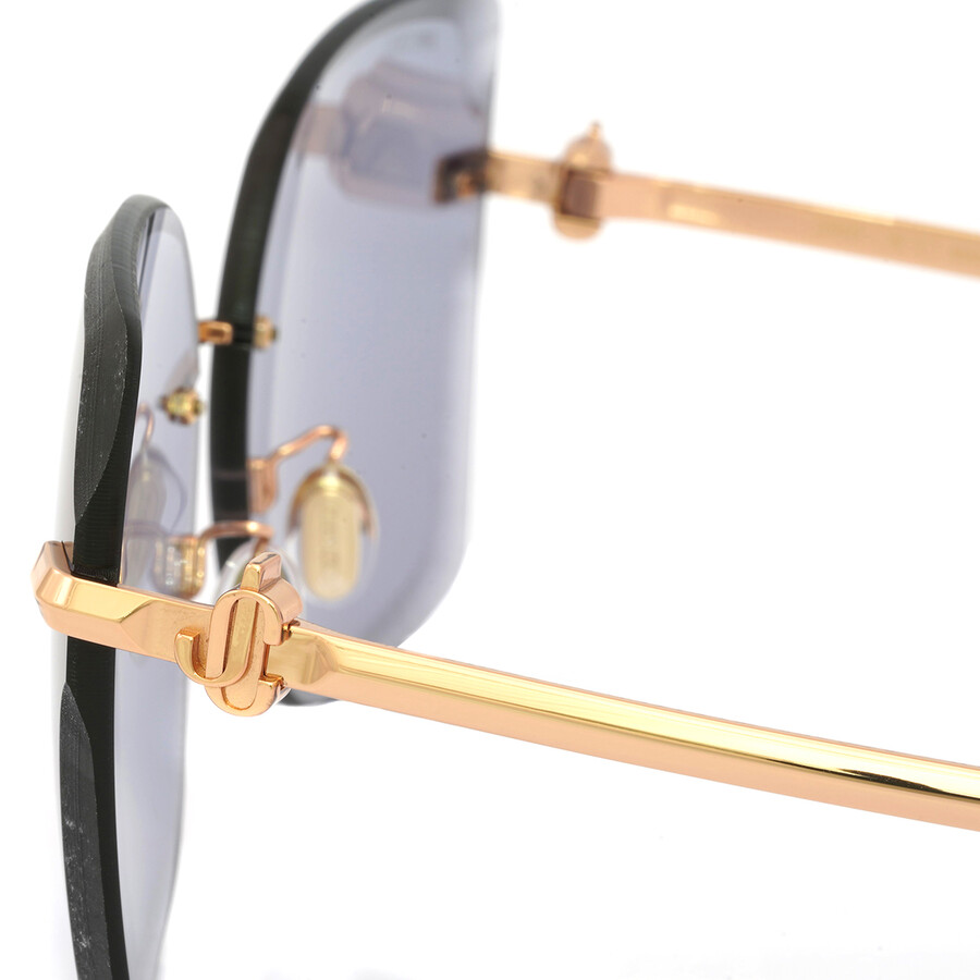 Jimmy Choo Brown Gold Square Ladies Sunglasses CORIN/G/S 0DDB/K1 62