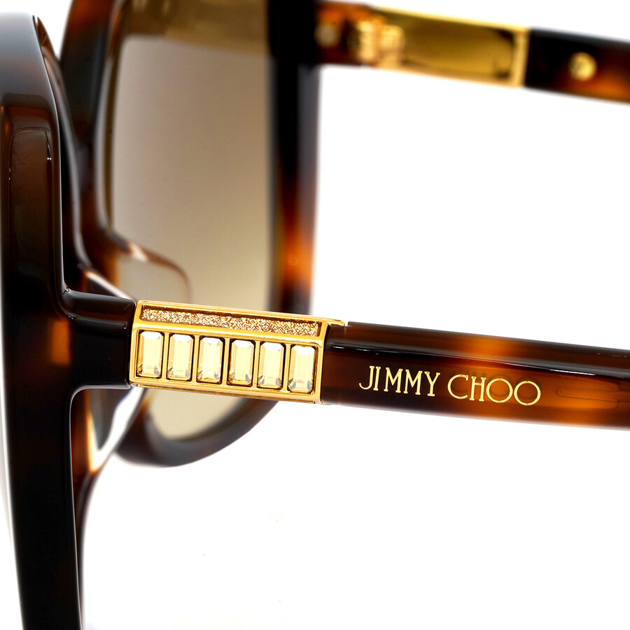 Jimmy Choo Brown Gradient Butterfly Ladies Sunglasses BECKY/F/S 0086/HA