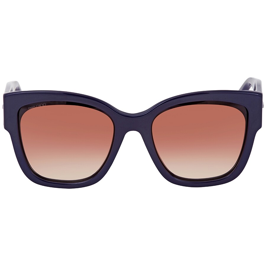 Jimmy Choo Brown Gradient Square Ladies Sunglasses ROXIE/S 55HA 55