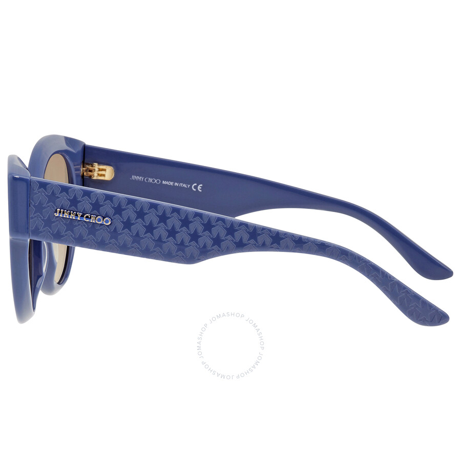 Jimmy Choo Brown Shaded Cat Eye Ladies Sunglasses POLLIE/S 55HA 55 716736014777 Sunglasses