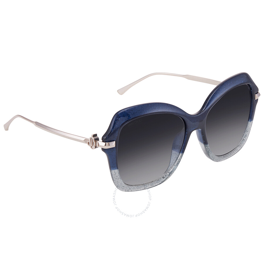 Jimmy Choo Dark Blue Gradient Oversized Ladies Sunglasses TESSY/G/S