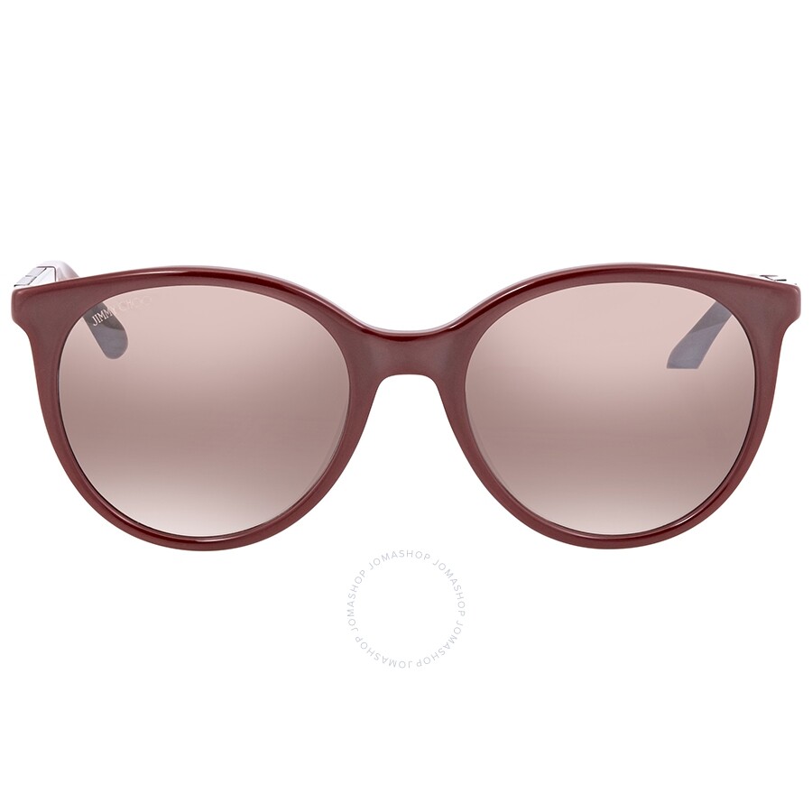 Jimmy Choo Erie Brown Mirror Gradient Cat Eye Ladies Sunglasses ERIE/S