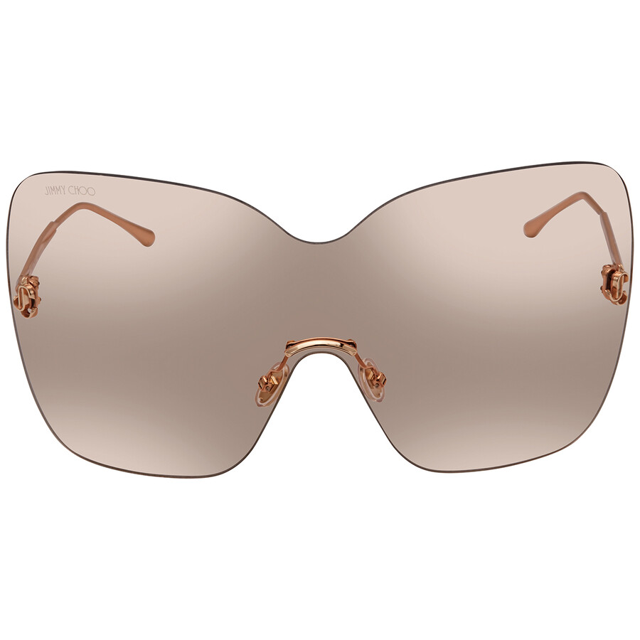 Jimmy Choo Gold Mirror Wrap Ladies Sunglasses ZELMA/S0DDB99