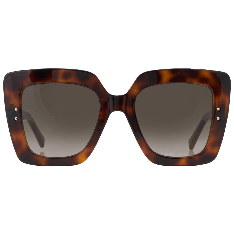 Jimmy Choo Gradient Brown Butterfly Ladies Sunglasses AURI/G/S 0086/HA