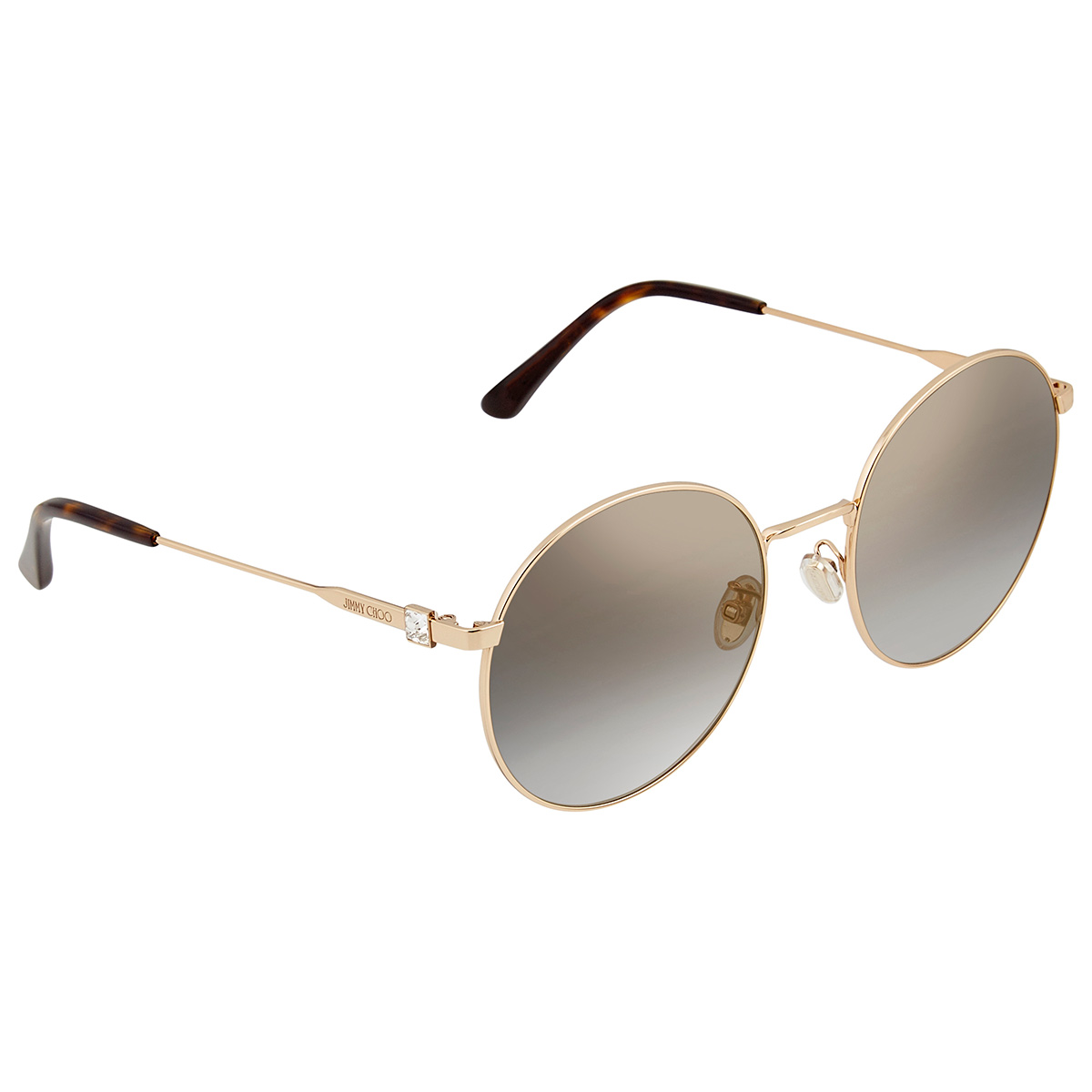 Jimmy Choo Gray Sf Gd Sp Round Ladies Sunglasses KAT/G/SK 000/FQ 58