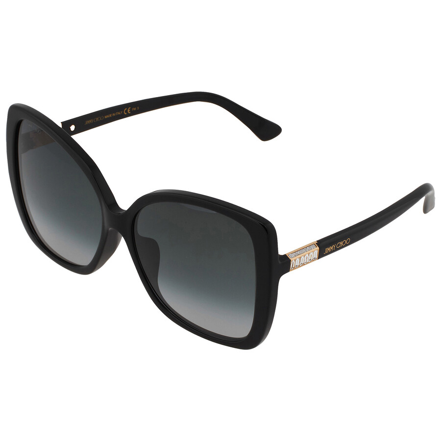 Jimmy Choo Grey Gradient Butterfly Ladies Sunglasses BECKY/F/S 0807/9O