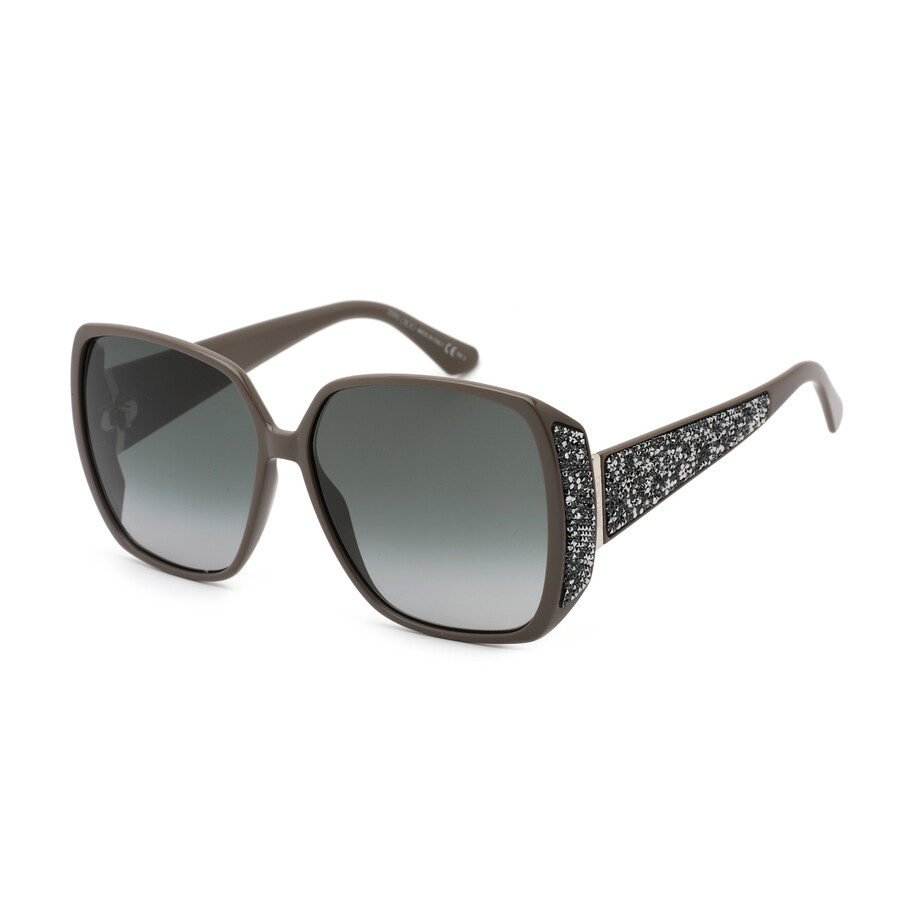 Jimmy Choo Grey Gradient Rectangular Ladies Sunglasses CLOE/S 0KB7/9O 62 716736351650