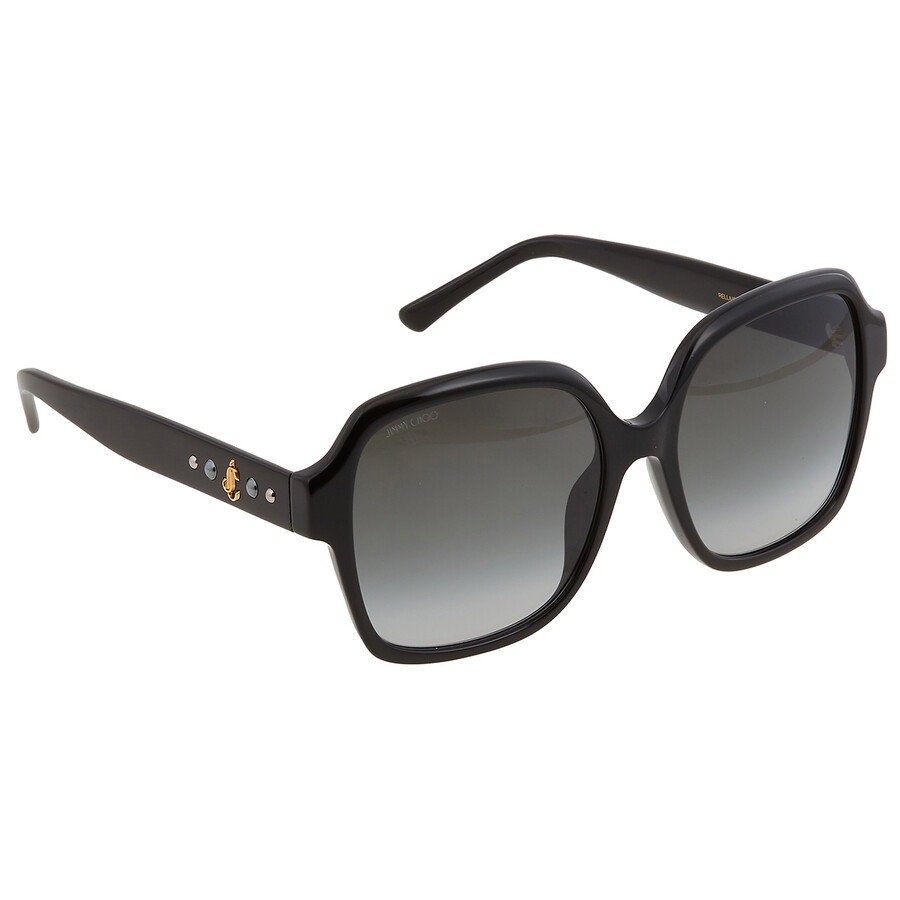 Jimmy Choo Grey Gradient Square Ladies Sunglasses RELLA/G/S 0807/9O 55