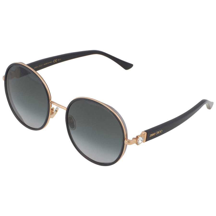 Jimmy Choo Grey Gradient Round Ladies Sunglasses PAM/S 02F7/9O 57