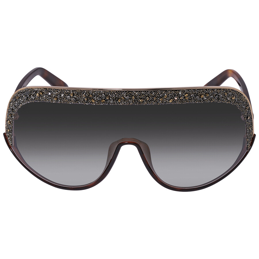 Jimmy Choo Grey Gradient Shield Ladies Sunglasses SIRYN/S 0J5G/FQ 99