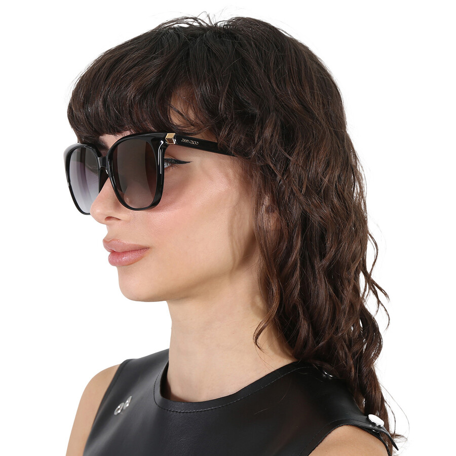 Jimmy Choo Grey Square Ladies Sunglasses WILMA/F/S 0807/FQ 56