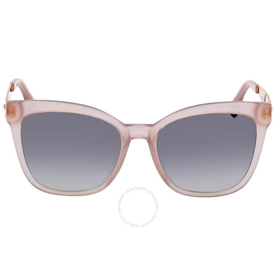 Jimmy Choo Junia Grey Geometric Ladies Sunglasses JUNIA/S 55IC 55