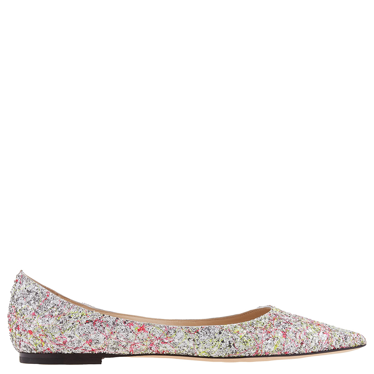 Jimmy Choo Ladies Multi Love Glitter Ballet Flats, Brand Size 37 ( US — free download
