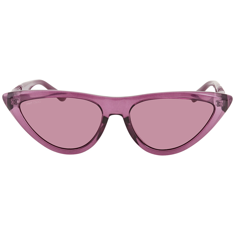Jimmy Choo Ladies Pink Cat Eye Sunglasses SPARKS/G/S 8CQ 55 716736175249 Sunglasses
