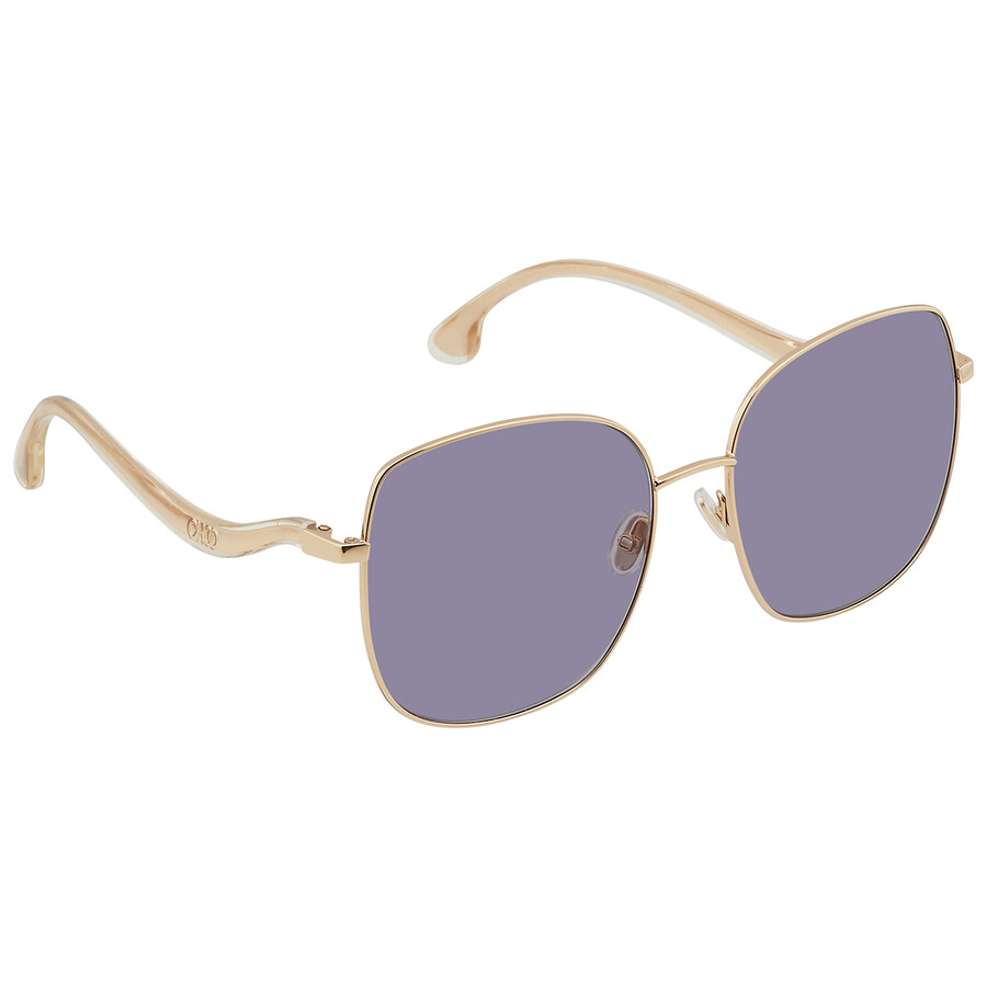 Jimmy Choo Lilac Square Ladies Sunglasses MAMIE/S 0HZJ/K1 60
