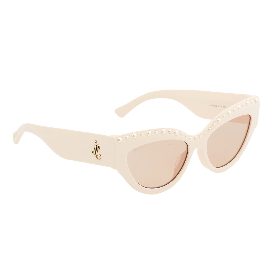 Jimmy Choo Pink Cat Eye Ladies Sunglasses SONJA/G/S 0SZJ/2S 55