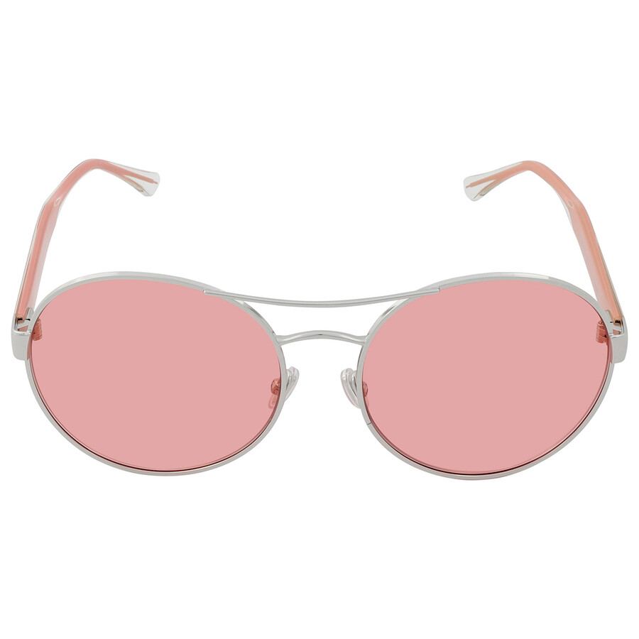 Jimmy Choo Pink Round Ladies Sunglasses YANN/S 0010/UR 61 716736352268 Sunglasses