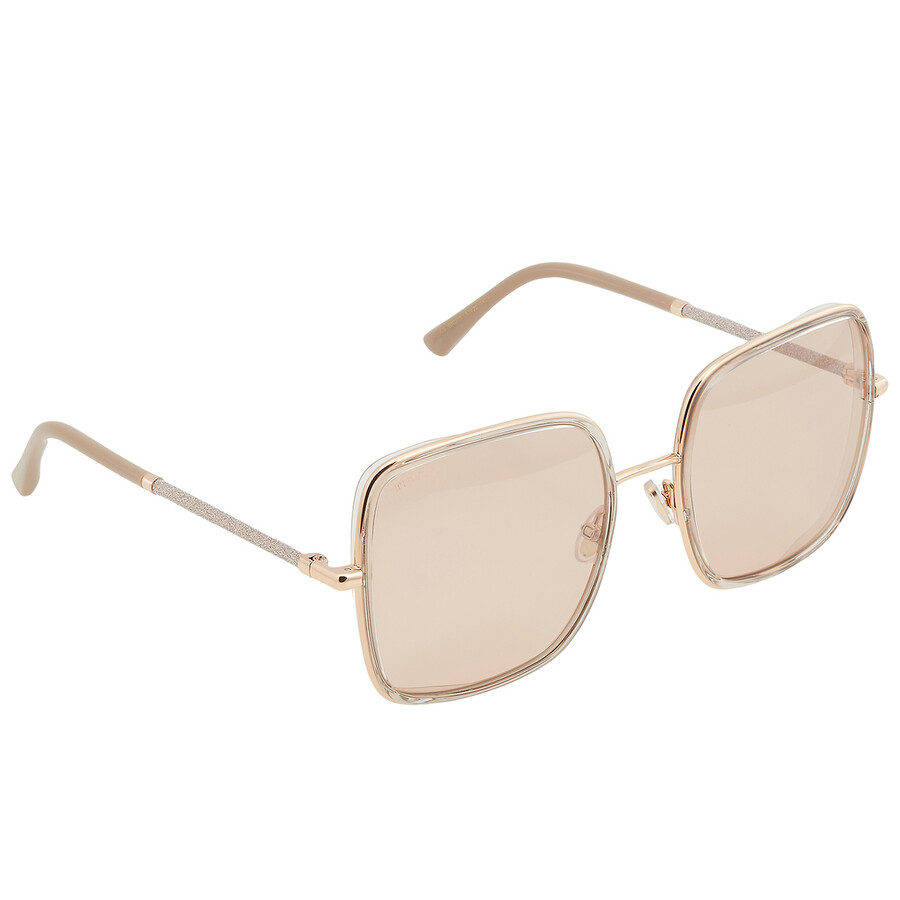 Jimmy Choo Pink Square Ladies Sunglasses JAYLA/S 0BKU/2S 57