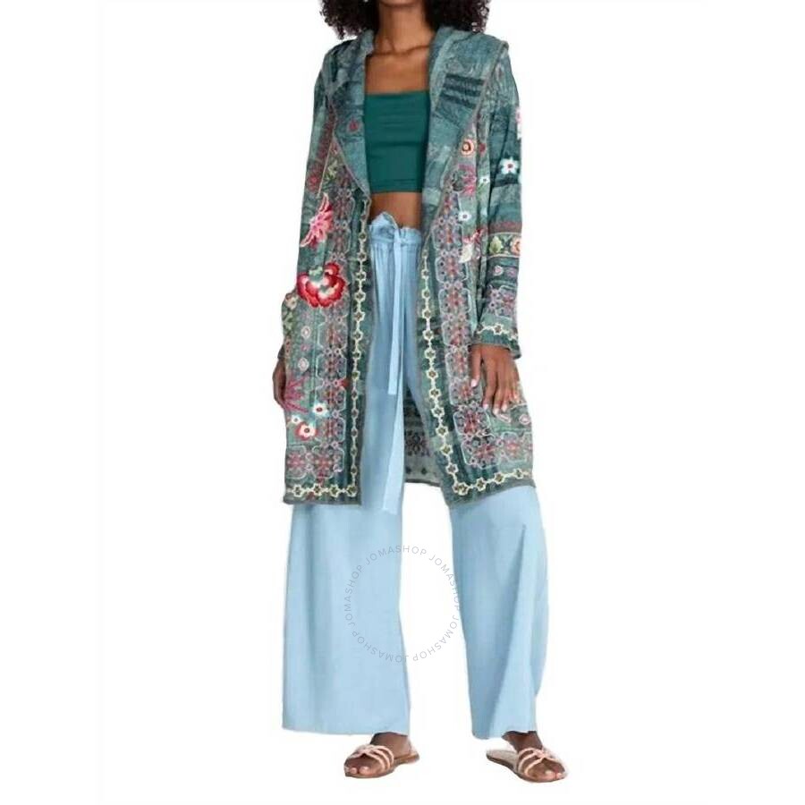 Johnny Was Multicolor Paco Duster, Size XLarge b597222MultiMultiXL