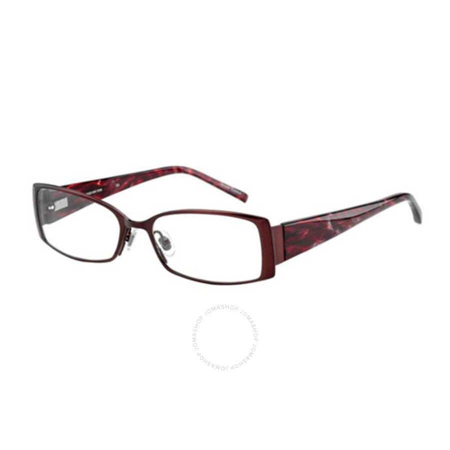 Jones New York Ladies Red Oval Eyeglass Frames J443BUR54 751286121698