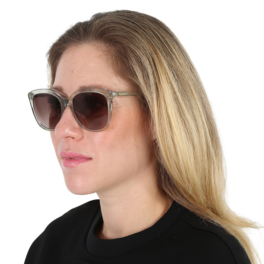 Kate Spade Brown Gradient Square Ladies Sunglasses PELLA/G/S 01ED/HA 55