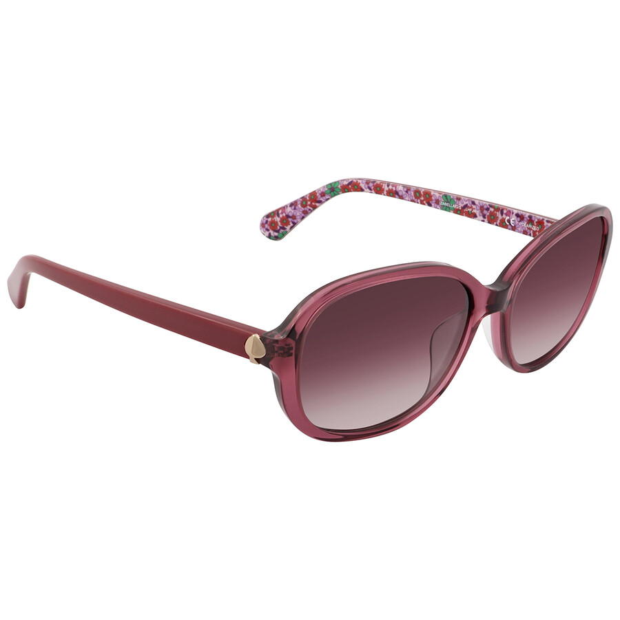 Kate Spade Burgundy Gradient Oval Ladies Sunglasses IZABELLA/G/S 0LHF