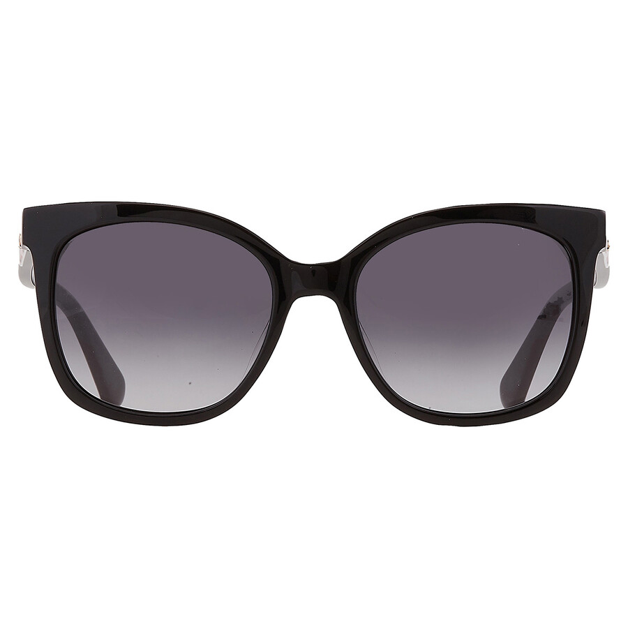 Kate Spade Dark Gray Gradient Square Ladies Sunglasses KIYA/S 0807/9O