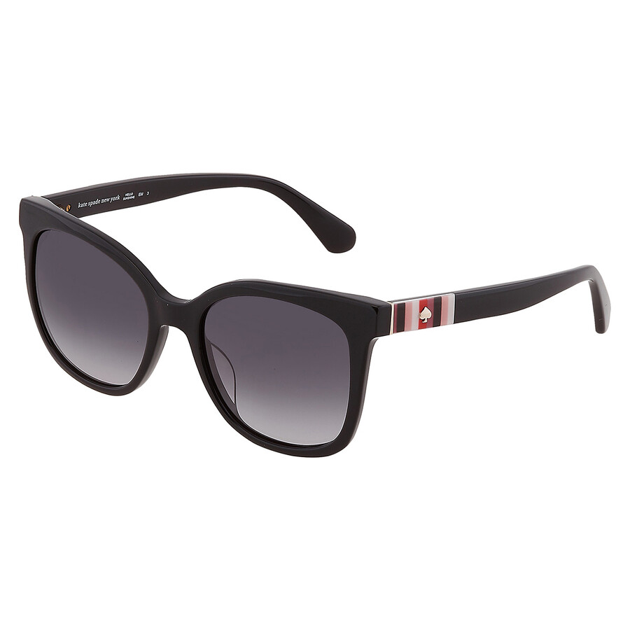 Kate Spade Dark Gray Gradient Square Ladies Sunglasses KIYA/S 0807/9O