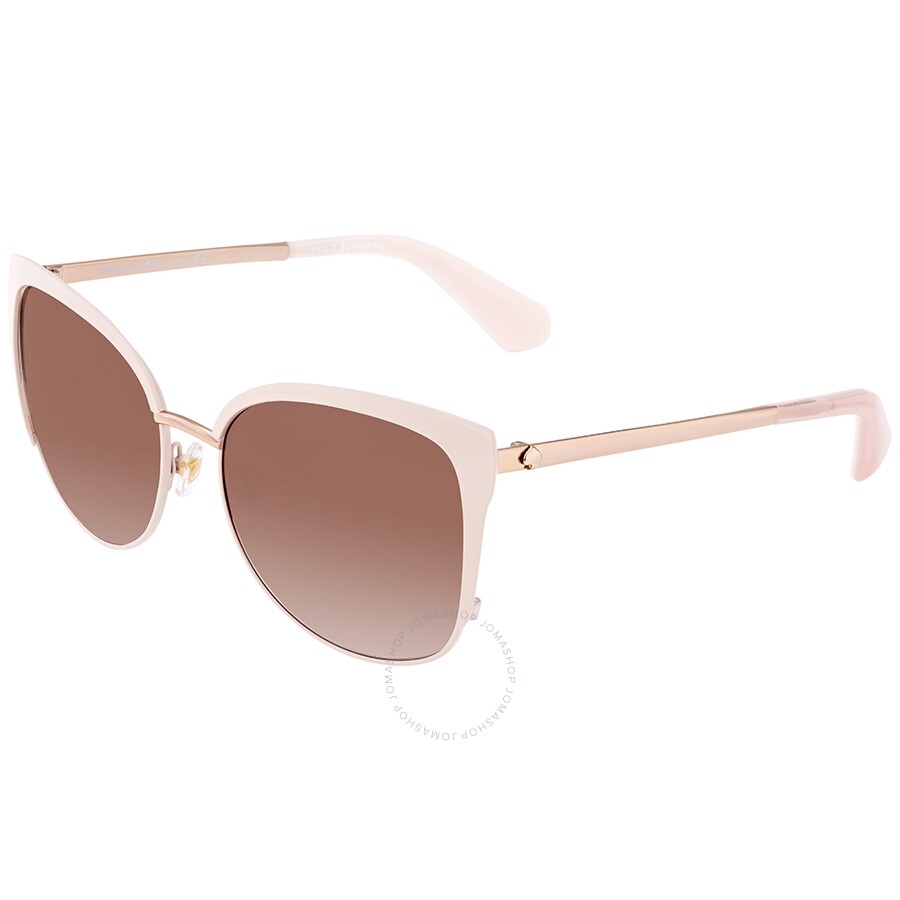 Kate Spade Genice Brown Pink Gradient Cat Eye Ladies Sunglasses GENICES