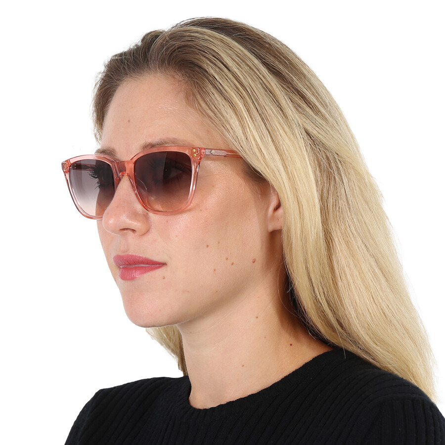 Kate Spade Grey Pink Shaded Square Ladies Sunglasses PAVIA/G/S 0733/FF