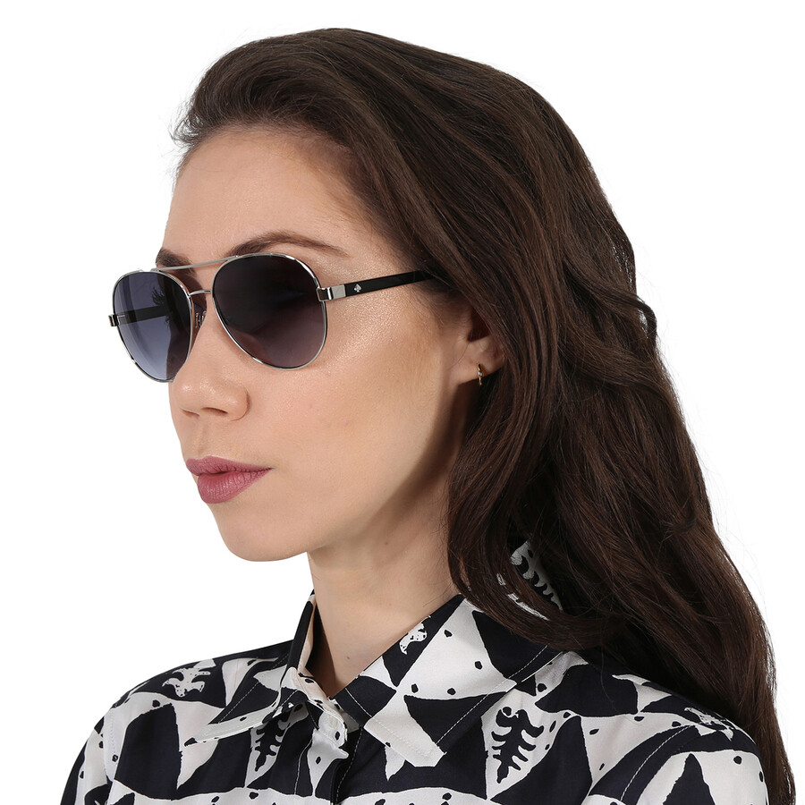 Kate Spade Grey Shaded Pilot Ladies Sunglasses AVERIE/S 0010/9O 58 716736746203 Sunglasses