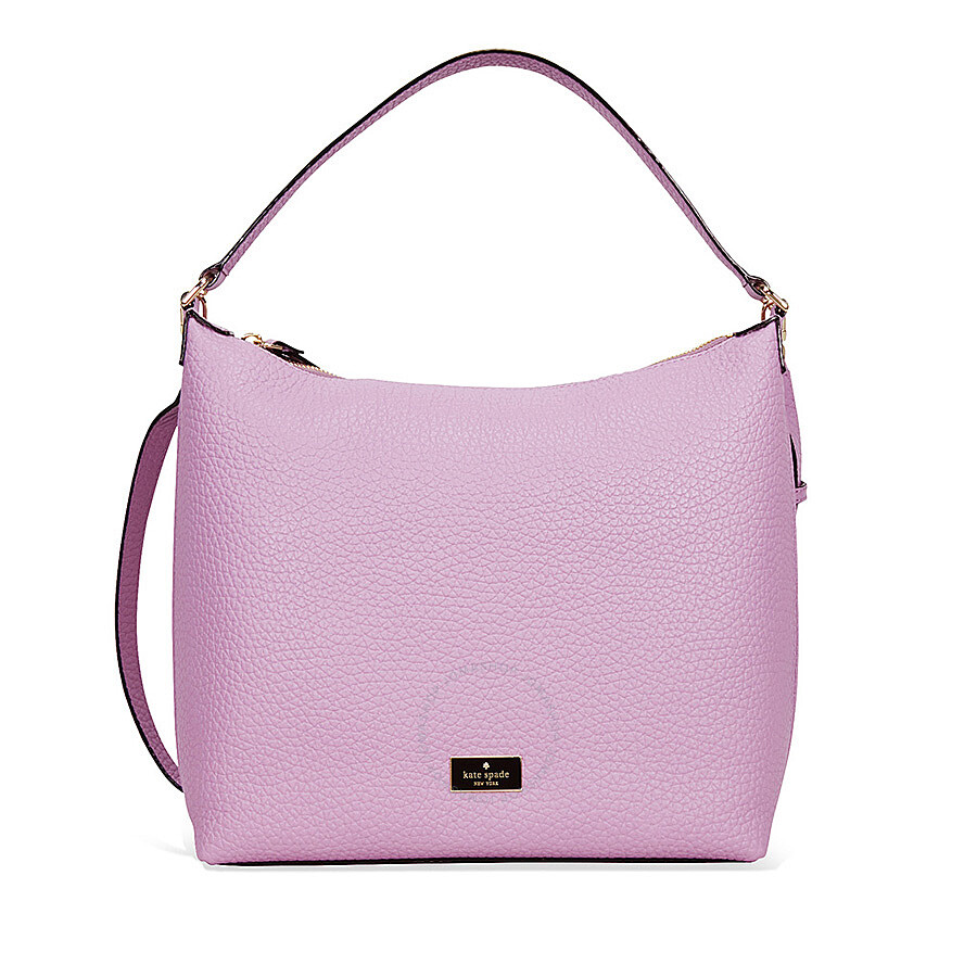 Kate Spade Kaia Prospect Place Leather Hobo Bag Lilac Petal PXRU6622
