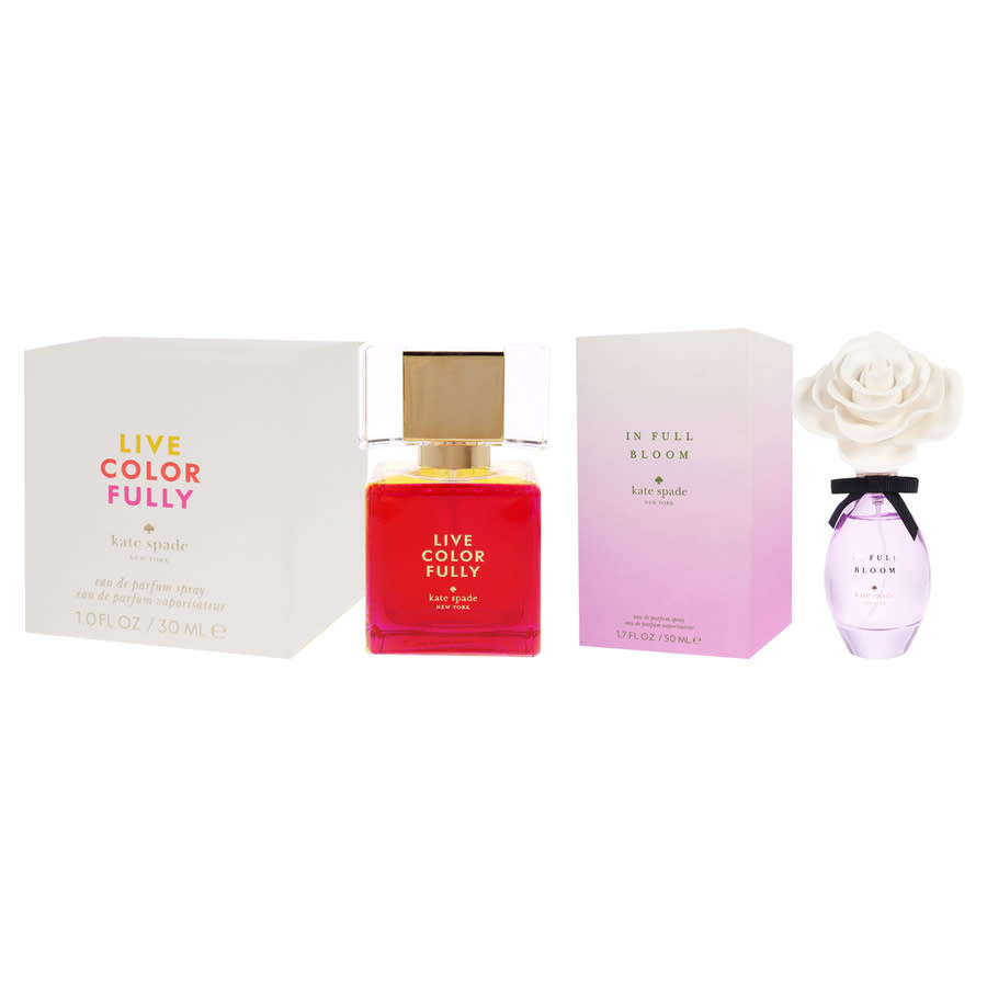 Kate Spade Ladies In Full Bloom and Live Colorfully Kit Gift Set