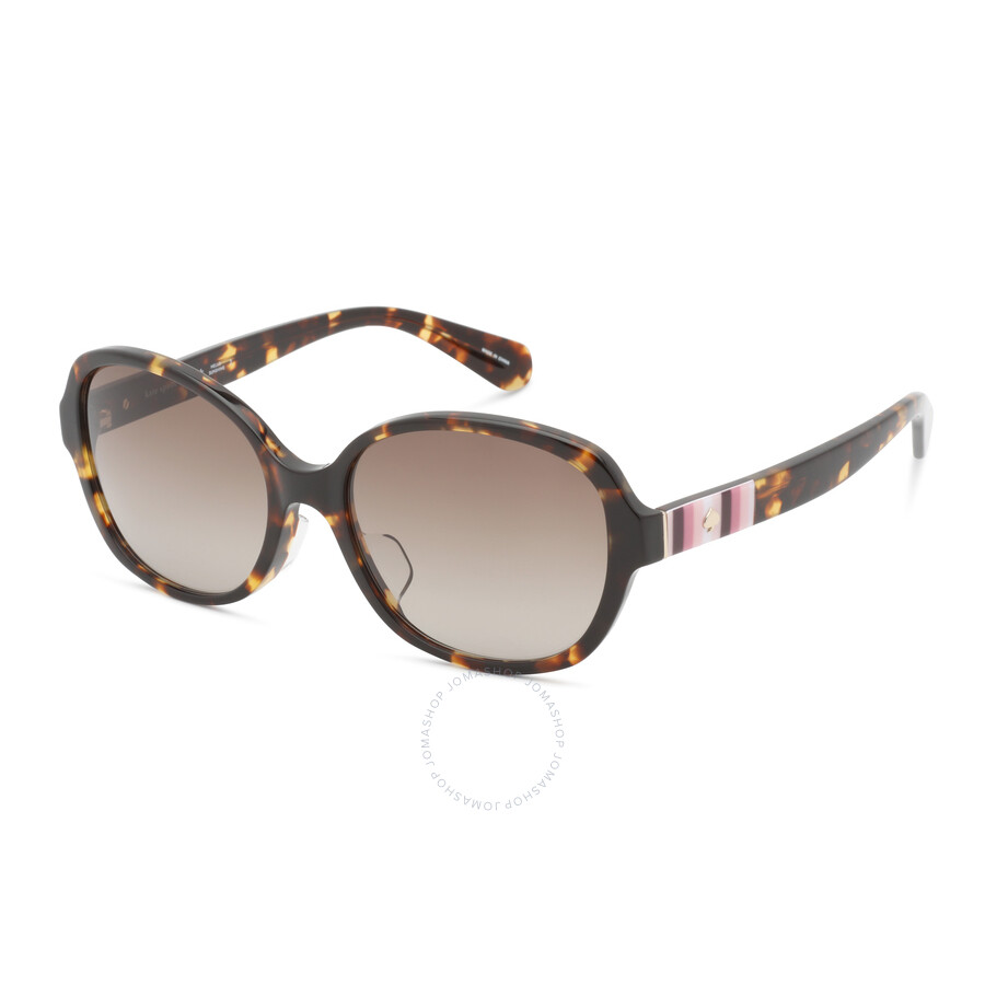 Kate Spade Ladies Tortoise Square Sunglasses CAILEEFS08656