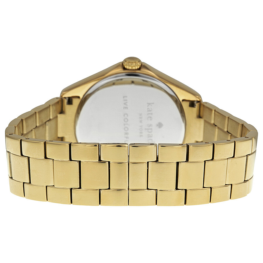 Kate Spade New York Seaport Grand Champagne Dial Goldtone Ladies Watch