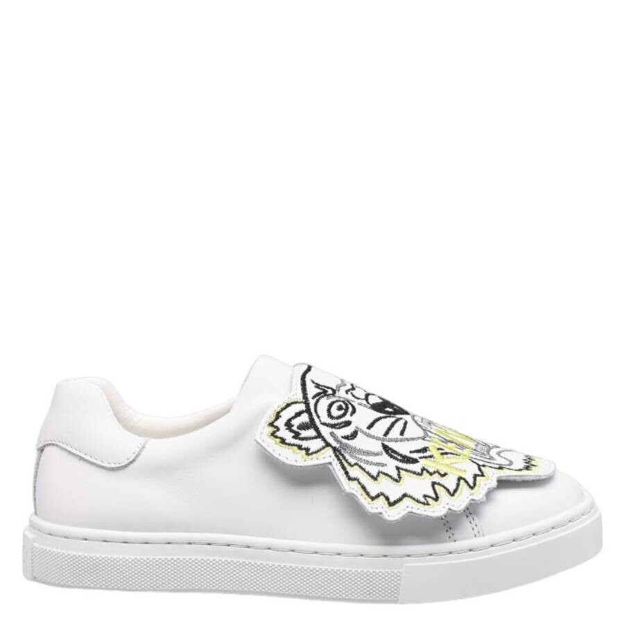 kenzo slip on white