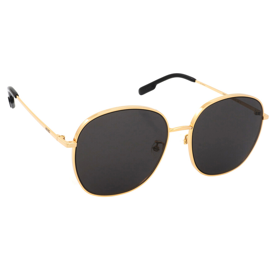 Kenzo Grey Round Unisex Sunglasses KZ40086F 30A 58 191875030879