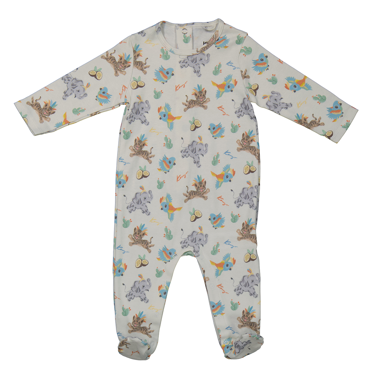 Kenzo Brown Logo Babygrow