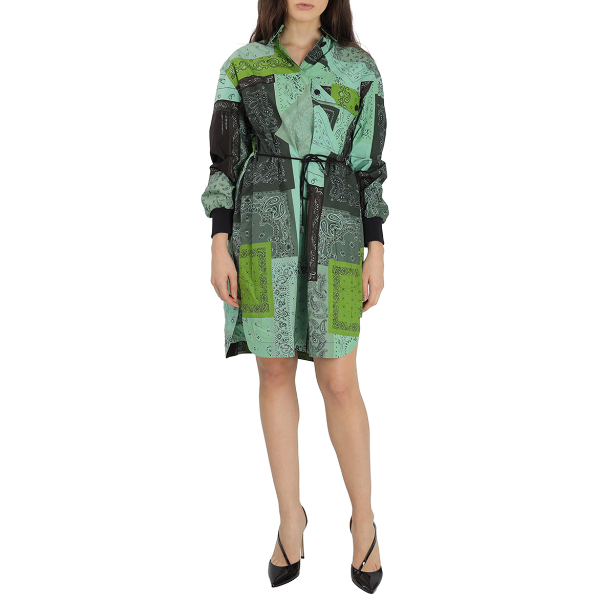 Kenzo Green Floral Print Dress main image 1