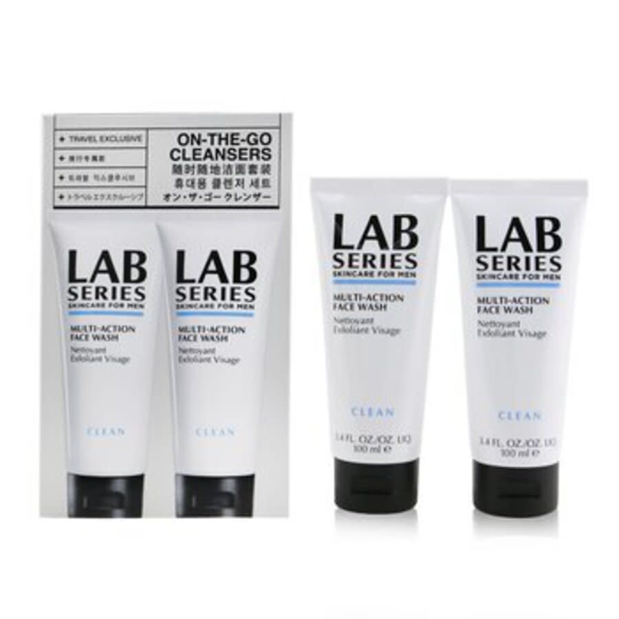 Lab Series Men's Lab Series MultiAction Face Wash Duo Set 3.4 oz Sets