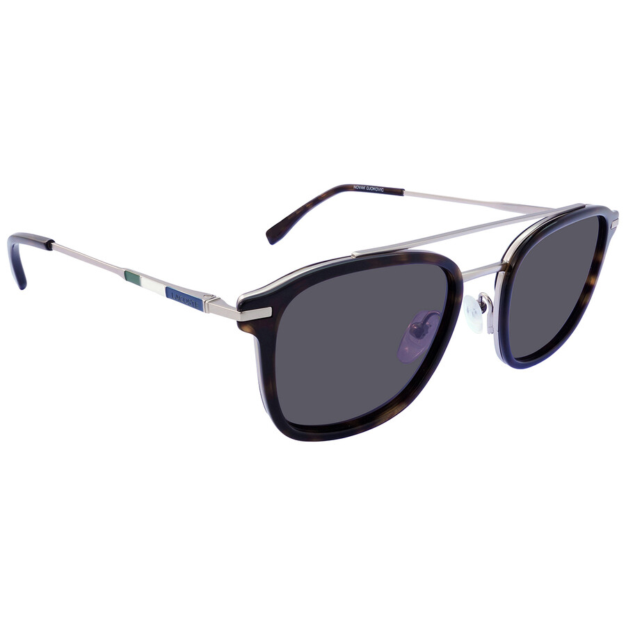 Lacoste Dark Grey Rectangular Men's Sunglasses L608SND 040 52