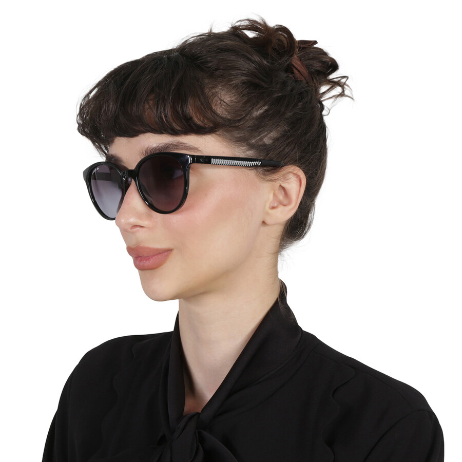 Lacoste Grey Round Ladies Sunglasses L887S 001 54 886895375085